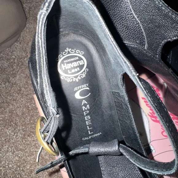 Jeffrey Campbell Black and Brown Platform Heels - Picture 4 of 5